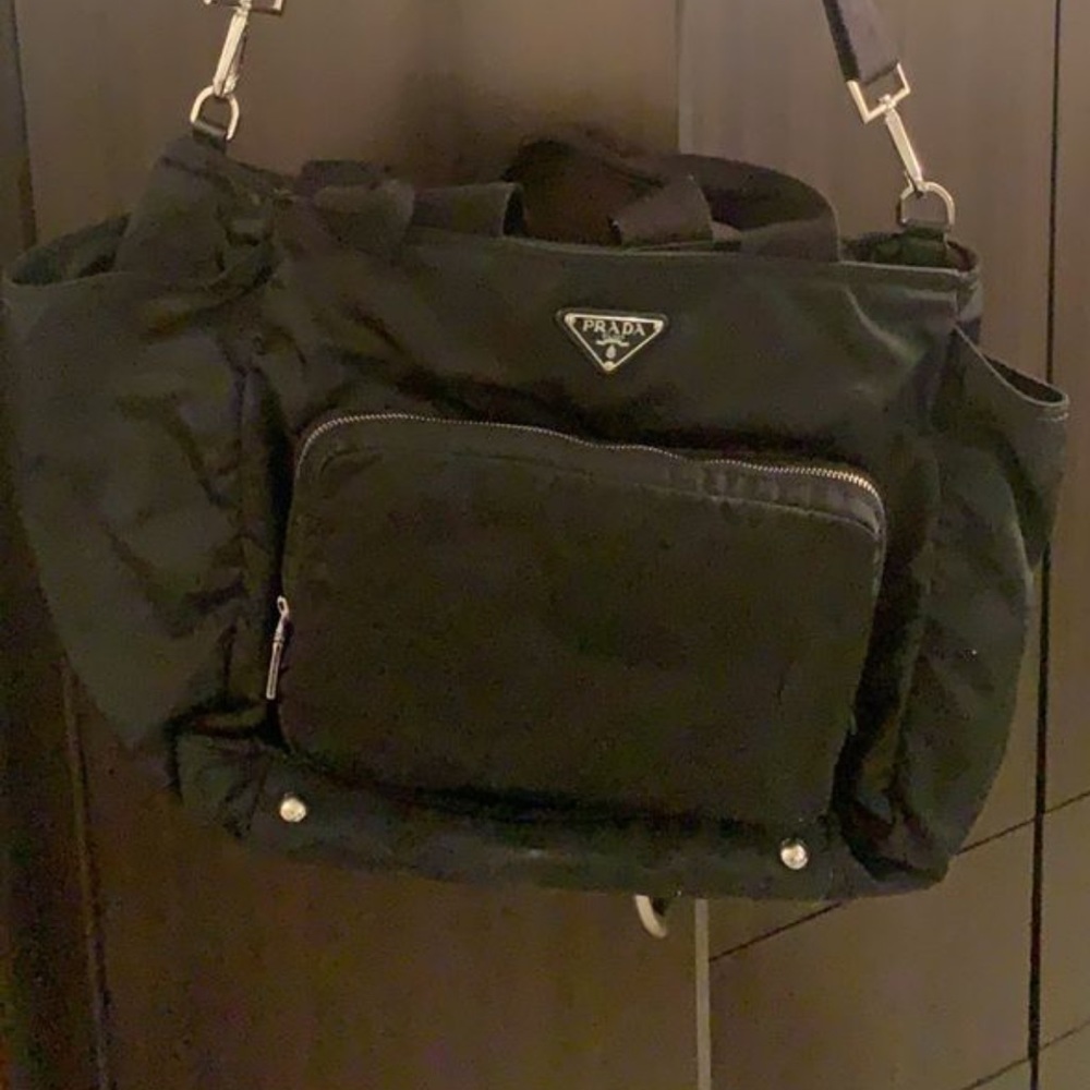 Prada diaper bag authentic